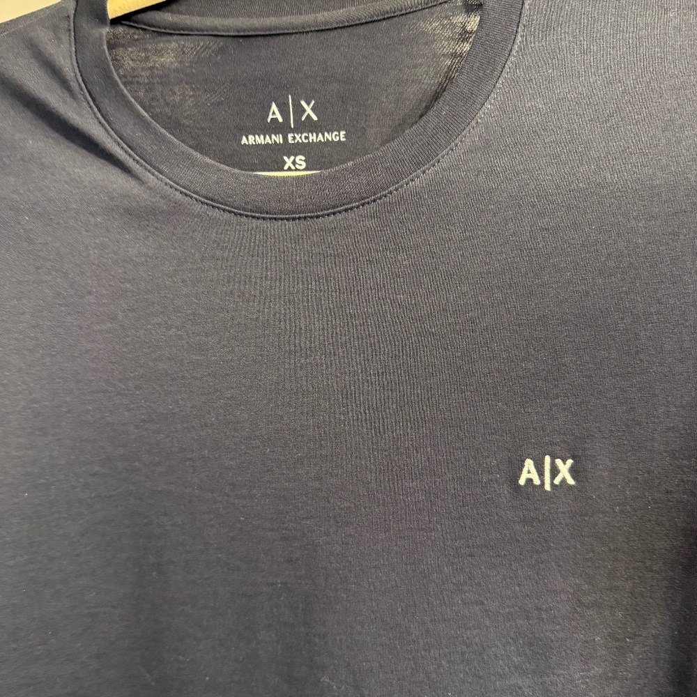 Armani Exchange Black Crewneck T-Shirt Size: XS